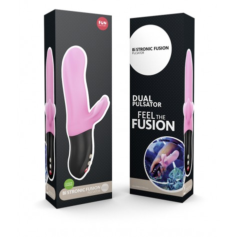 Розовый пульсатор Bi Stronic Fusion - 21,7 см.