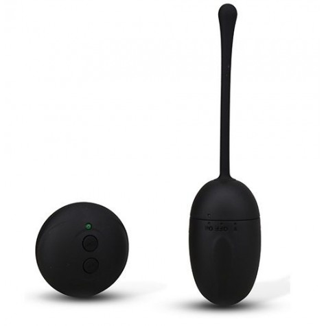 Чёрное виброяичко с ДУ REMOTE CONTROL EGG BLACK